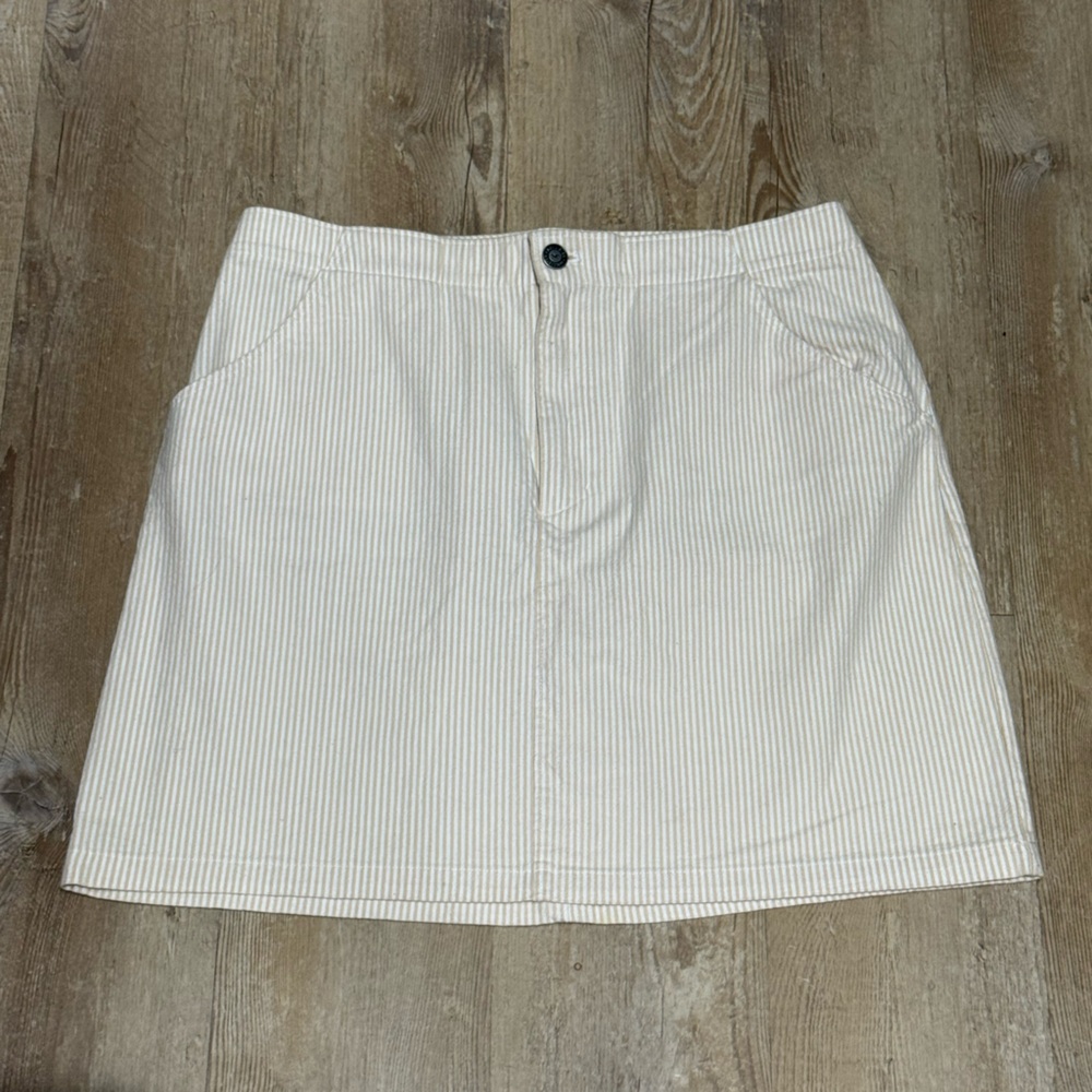 Striped Mini Skirt